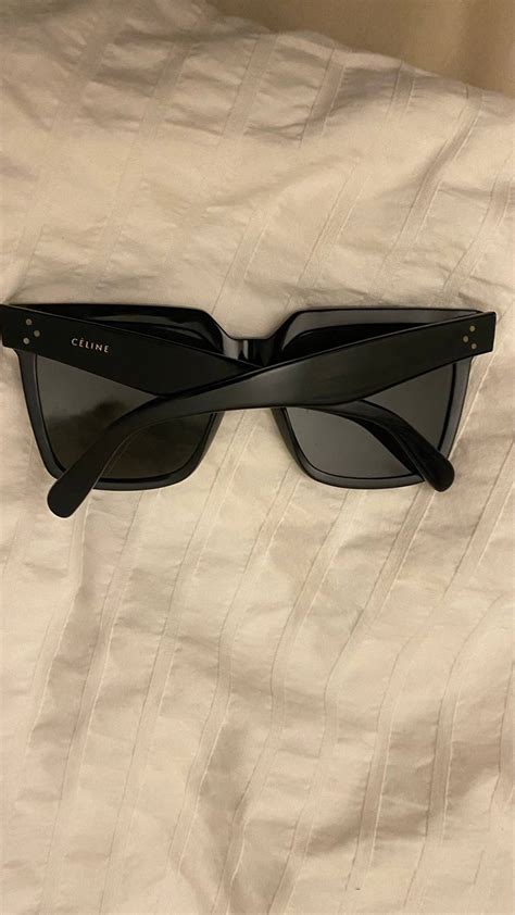 fake celine oversized sunglasses|celine 55mm oversized square sunglasses.